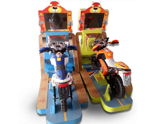 Electric coin operated kids car racing games machine