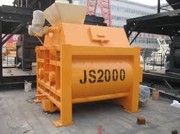 twin shaft concrete mixer