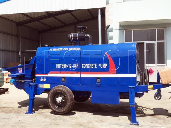 concrete pump machine