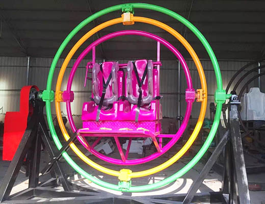 4 seat human gyroscope ride