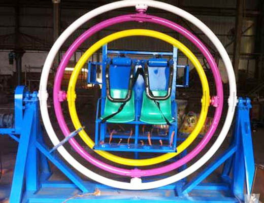 4 seat human gyroscope ride