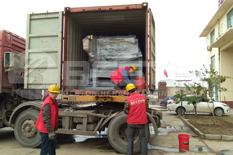 Shipment of Paper Egg Tray Equipment
