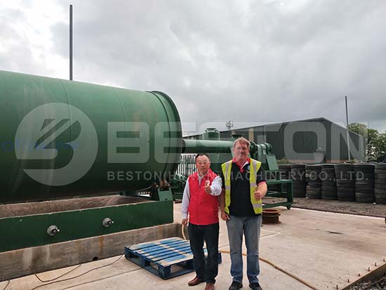 Tyre Pyrolysis Plant in the UK