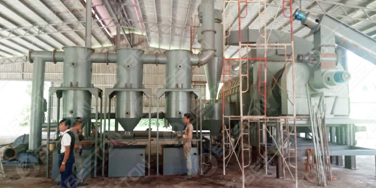 Palm Kernel Shell Charcoal Making Machine In Malaysia