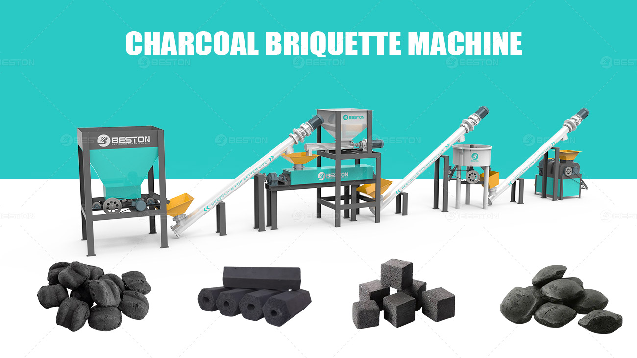 Charcoal Briquette Machine